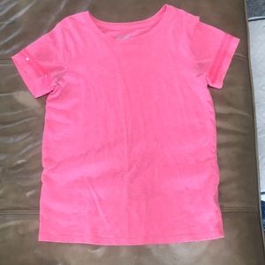 Girls 10-12 pink t-shirt with sparkles